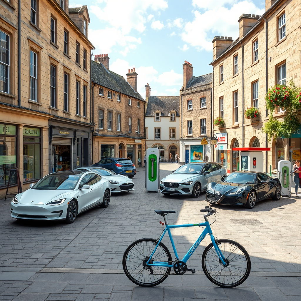 Oxford's Market Place goes electric with new vehicle surge